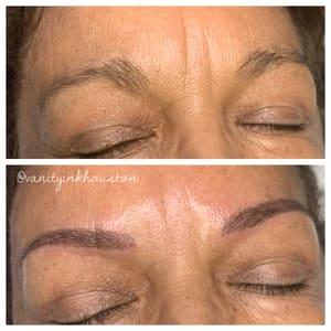 Eyebrow Tattoo result by Vanity Ink Houston in Houston, TX