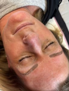 Eyebrow Tattoo result by Vanity Lash Lounge & Aesthetics in Lynnwood, WA