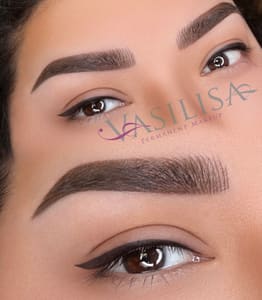 Eyebrow Tattoo result by Vasilisa Permanent Makeup & Microblading in Houston, TX