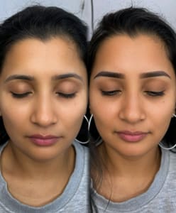 Eyebrow Tattoo result by Vee's Beauty Ink in Fremont, CA