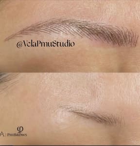 Eyebrow Tattoo result by Vela Microblading & SMP in San Jacinto, CA