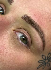 Eyebrow Tattoo result by Velvet Ink Studio in Waynesville, NC