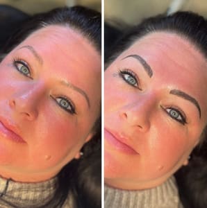 Eyebrow Tattoo result by Velvet Ink Studio in Waynesville, NC