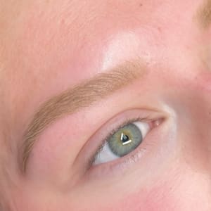 Eyebrow Tattoo result by Velvet Permanent Makeup in Tracy, CA