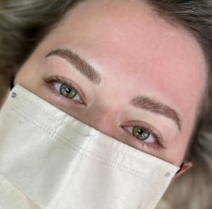 Eyebrow Tattoo result by Velvet Tattoo in Charlotte, NC