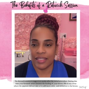 Eyebrow Tattoo result by Velvet Vanity LLC in Ridgeland, MS