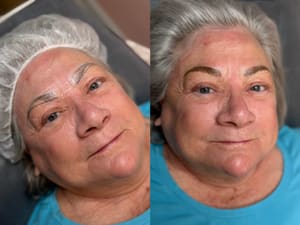 Eyebrow Tattoo result by Ventura Ink Studio LLC in Fredericksburg, VA
