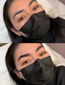 Eyebrow Tattoo result by Ventura Ink Studio LLC in Fredericksburg, VA