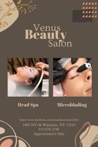 Eyebrow Tattoo result by Venus Beauty Salon in Waterloo, NY