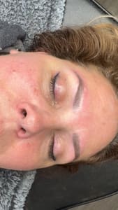 Eyebrow Tattoo result by Veridia Cosmetic Tattoo & Hair Salon in Lynchburg, VA