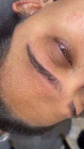 Eyebrow Tattoo result by Very Aesthetic Skin + Brows in Franklin, TN