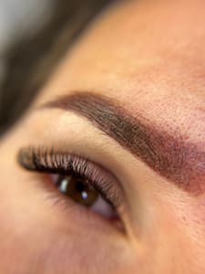 Eyebrow Tattoo result by VI beauty PMU and Eyelash Extensions in Brooklyn, NY