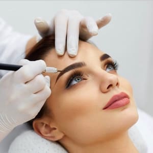 Eyebrow Tattoo result by Vibe Spa & Permanent Makeup in Dover, DE