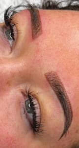 Eyebrow Tattoo result by Vibe Studio in Burlington, NC