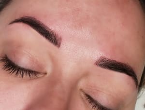 Eyebrow Tattoo result by Vibe Studio in Burlington, NC