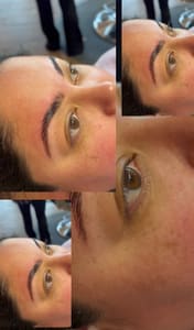 Eyebrow Tattoo result by Vibes Spa & Threading in San Antonio, TX