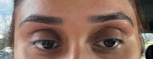 Eyebrow Tattoo result by Vibes Spa & Threading in San Antonio, TX