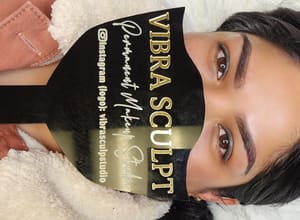 Eyebrow Tattoo result by Vibra Sculpt Permanent Makeup Studio in Sacramento, CA