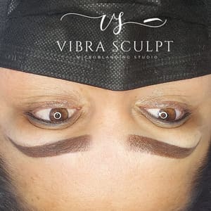 Eyebrow Tattoo result by Vibra Sculpt Permanent Makeup Studio in Sacramento, CA