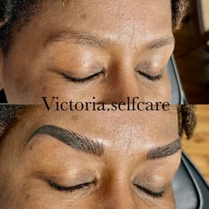 Eyebrow Tattoo result by Victoria Self Care in Northport, AL