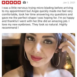 Eyebrow Tattoo result by VIDA Brows in El Cajon, CA