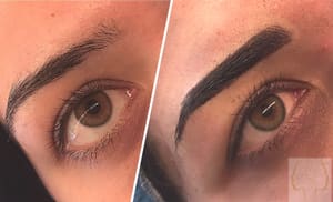 Eyebrow Tattoo result by Vilansse By Cherry's Eye - A Beauty Wellness Center in Richmond, CA