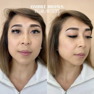 Eyebrow Tattoo result by Villan Artistry in Garden Grove, CA