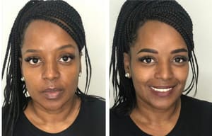 Eyebrow Tattoo result by VIP Beauty & Wellness by Patricia Bain in Charlotte, NC