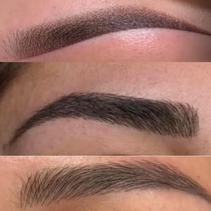 Eyebrow Tattoo result by Vip permanent make-up in Logansport, IN