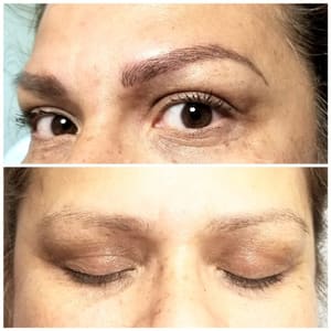 Eyebrow Tattoo result by VIPMedSpa.us in Forest Hills, NY