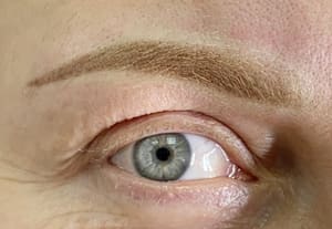 Eyebrow Tattoo result by Virtuoso Permanent Makeup in Brooklyn, NY