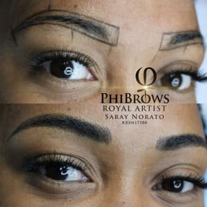Eyebrow Tattoo result by Virtuous brows in Sherman Oaks, CA