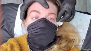 Eyebrow Tattoo result by Virun Aesthetics in Charlotte, NC