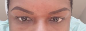 Eyebrow Tattoo result by Virun Aesthetics in Charlotte, NC
