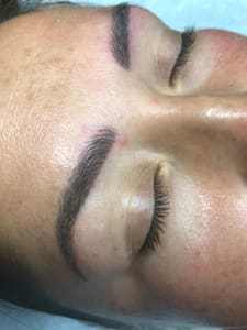 Eyebrow Tattoo result by VISAGE Permanent Makeup & Medical Tattooing in Largo, FL
