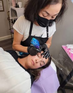Eyebrow Tattoo result by Vit Art Studio in Sacramento, CA