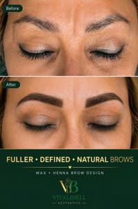 Eyebrow Tattoo result by Vitalibell Aesthetics in Miami, FL