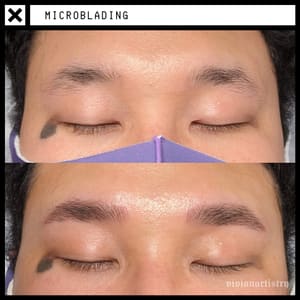 Eyebrow Tattoo result by Vivian Artistry in The Colony, TX