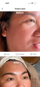 Eyebrow Tattoo result by Vivian NV Brows PMU in Napa, CA