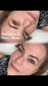 Eyebrow Tattoo result by Vivian PMU&LASH in Houston, TX