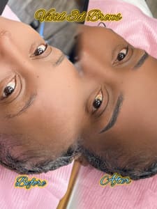 Eyebrow Tattoo result by Vivid 3D Brows in Dallas, TX
