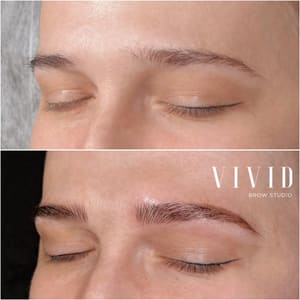 Eyebrow Tattoo result by Vivid Brow Studio in Jersey City, NJ