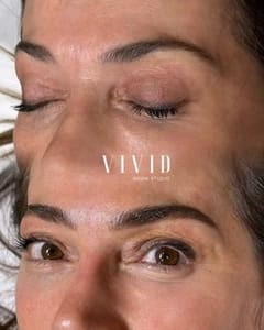 Eyebrow Tattoo result by Vivid Brow Studio in Jersey City, NJ