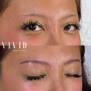 Eyebrow Tattoo result by Vivid Brow Studio in Jersey City, NJ