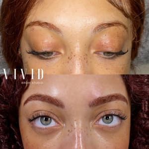 Eyebrow Tattoo result by Vivid Brow Studio in Jersey City, NJ