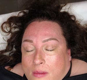 Eyebrow Tattoo result by VIVID Elegant Ink Studio in Round Rock, TX