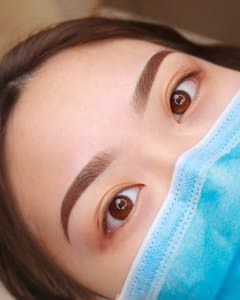 Eyebrow Tattoo result by VIX Cosmetic Tattoo in Burlingame, CA