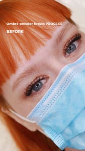 Eyebrow Tattoo result by VIX Cosmetic Tattoo in Burlingame, CA