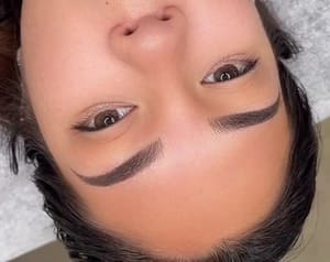 Eyebrow Tattoo result by Vixen Esthetics - Microblading, Combo, Powder, Nano Brows, & Acne Facial & Spa in Buda, Texas in Buda, TX