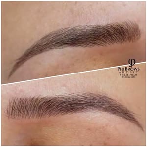 Eyebrow Tattoo result by Vk Nails - Microblading in Harrisburg, PA